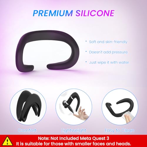 ZORBES® Protective Case for Meta Quest 3, Protective Shell Cover for Oculus Quest 3, VR Accessories for Meta Quest 3 Protective Shell Cover, Lens Cover, Tempered Film, Joystick Caps, No Quest 3 ZORBES® Protective Case for Meta Quest 3, Protective Shell Cover for Oculus Quest 3, VR Accessories for Meta Quest 3 Protective Shell Cover, Lens Cover, Tempered Film, Joystick Caps, No Quest 3